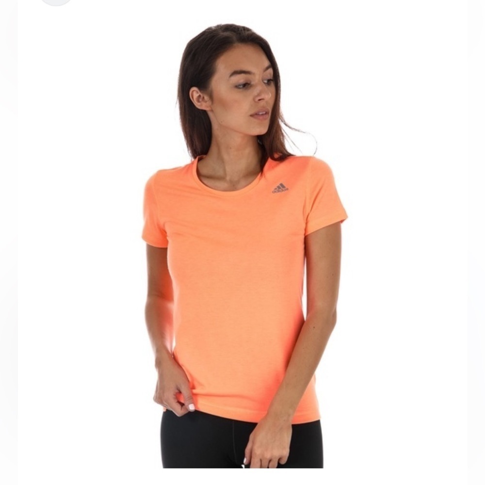 Adidas Orange Short Sleeve T-Shirt size medium